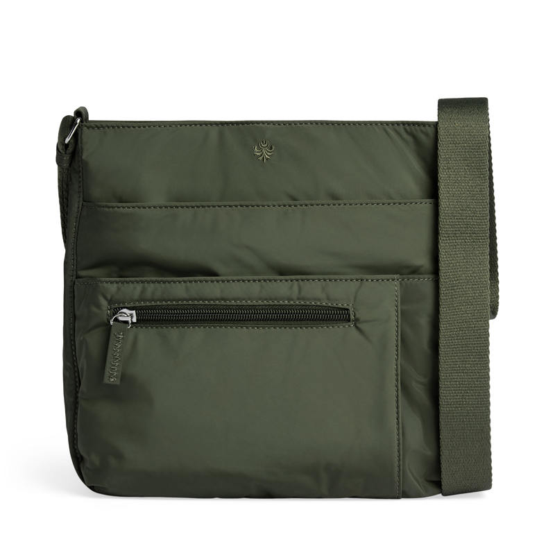 Aura Crossbody Bari Recycled Mörkgrön 1