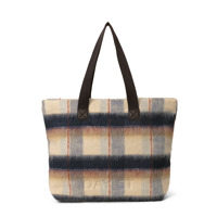 DAY ET Shopper Day Woolen Check  Blå/gul 1