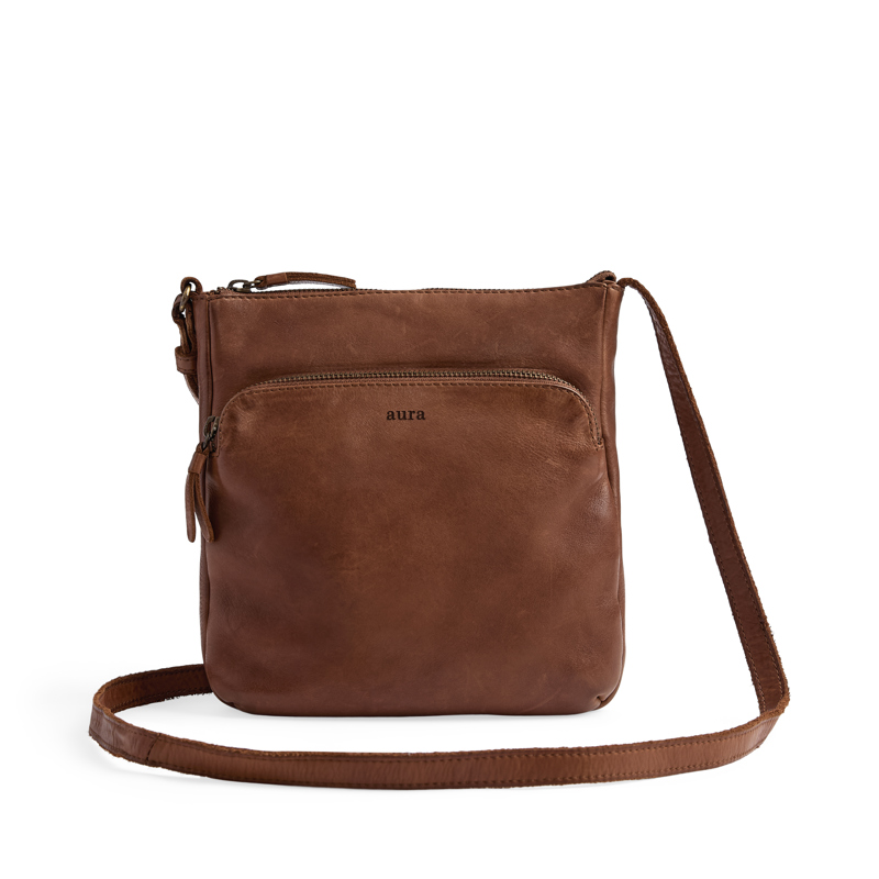 Aura Crossbody Palawan  Cognac 3