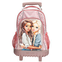 TOPModel Trolley Skoletaske Dots Sart Rosa 1