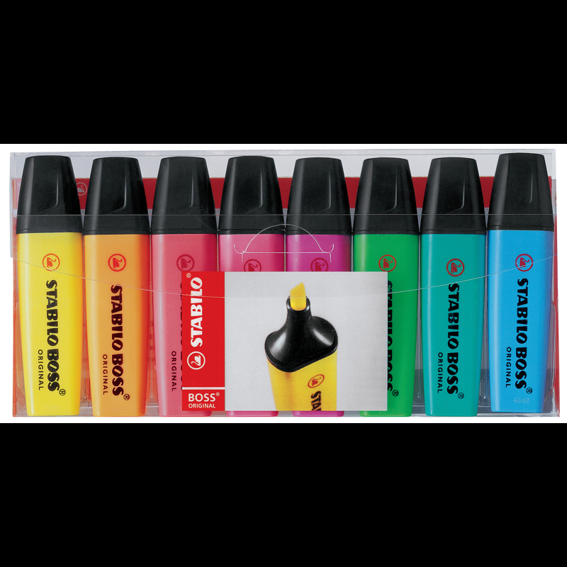STABILO Highlighter Boss 8 stk Multi