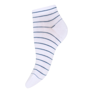 Conmé Strømper Sneaker stripe Hvid/Navy