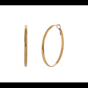 Conmé Øreringe Hoops Milano big Guld