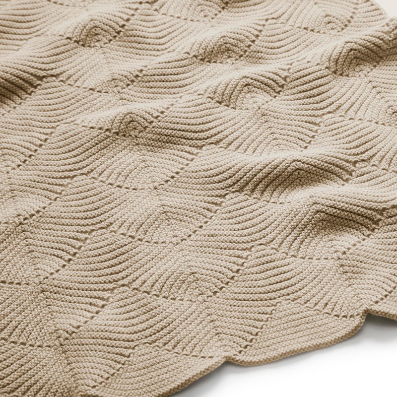 Cam Cam Copenhagen Babyfilt Snäckskal Beige 3