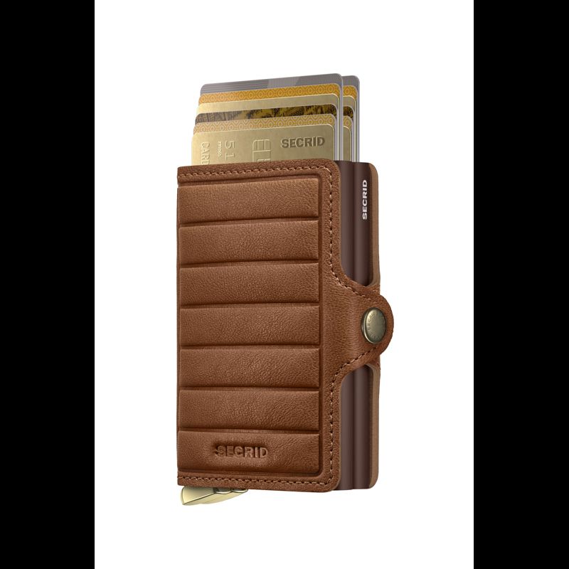 Secrid Twinwallet Emboss Lines Konjak 1