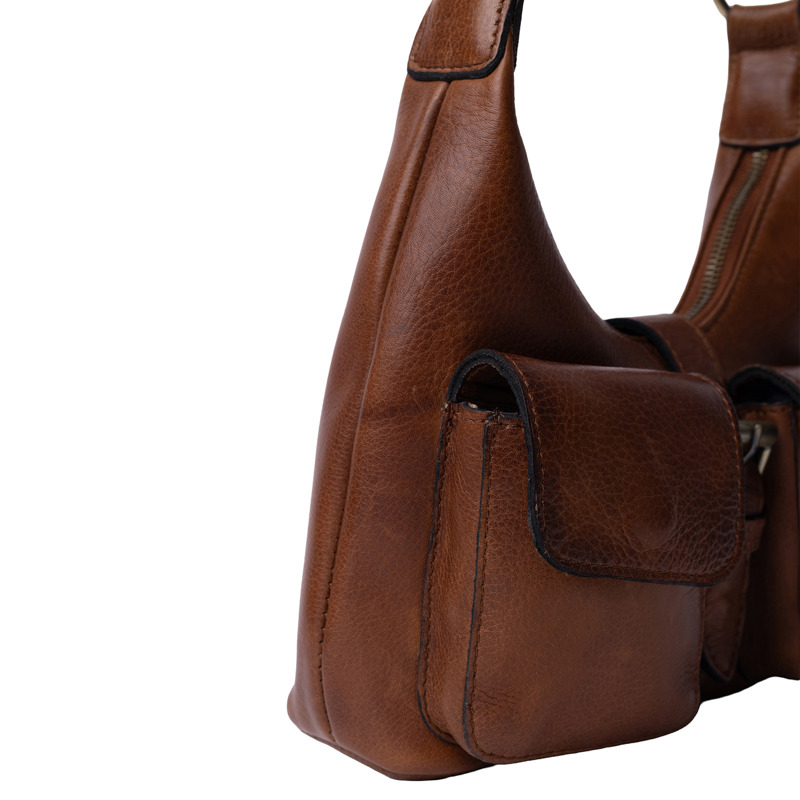 RE:DESIGNED Axelväska Solvej Small Brun 4