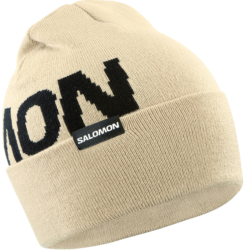 Salomon Mössa Hermitage beanie Naturvit 1