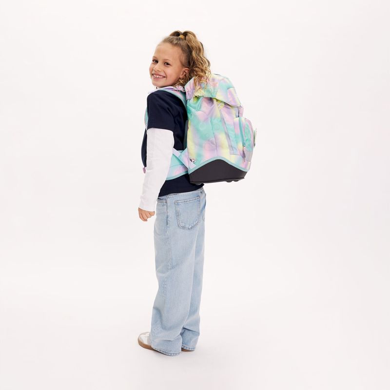 Ergobag Skoletaske Prime Magic Bubble Turkis/Pink 2