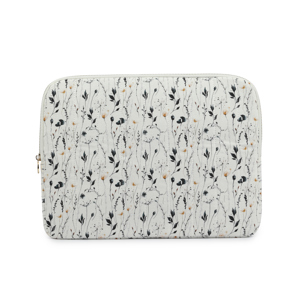 Conmé Computer Sleeve Watercolor Flo 13" Hvid blomst