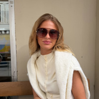 PITAYA Solbriller Lianna Oversize  Beige 1
