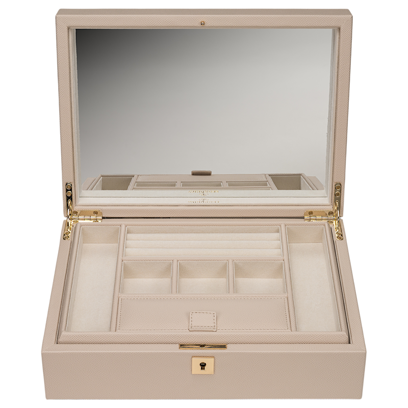 Windrose Smykkeskring Charmbox Beige 6