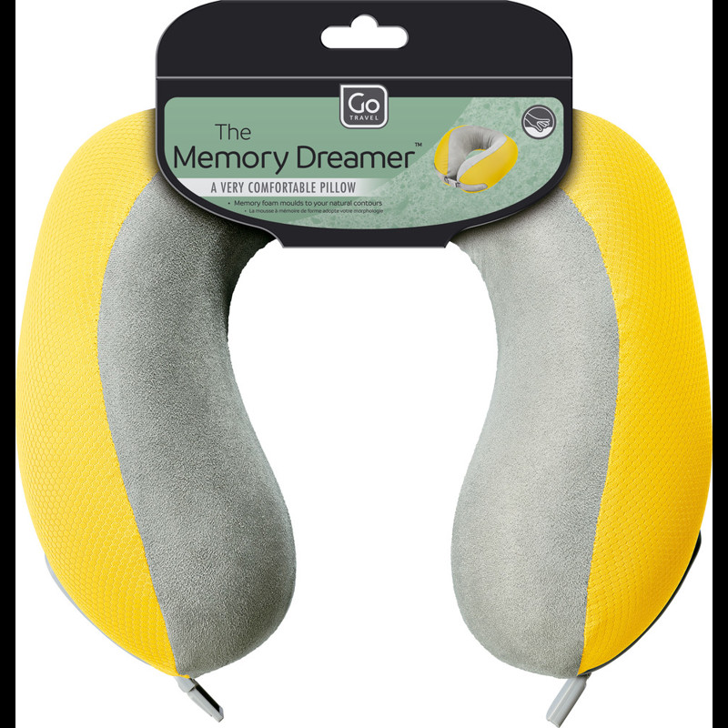 Go Travel Nakkepude Memory Dreamer Gul 4