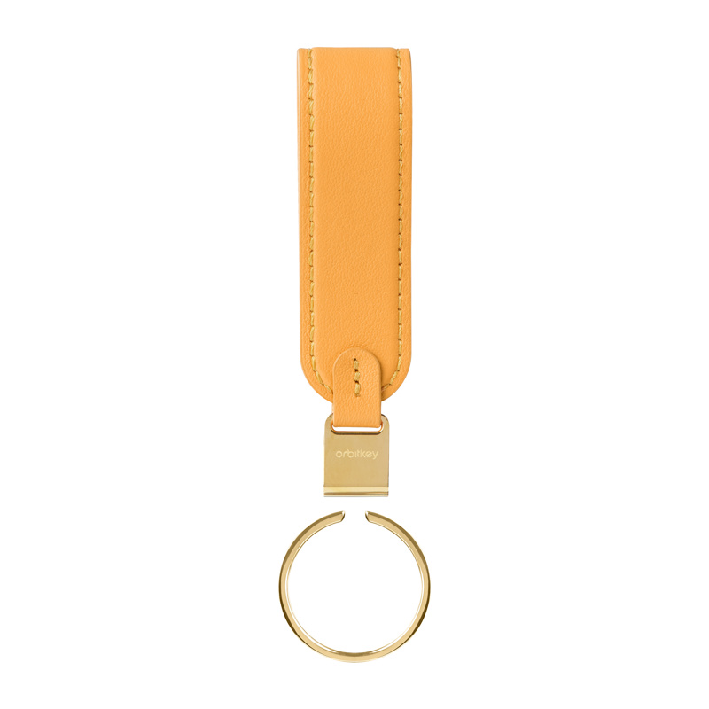 Orbitkey Nyckelring v2 Quick R  Karamell 6