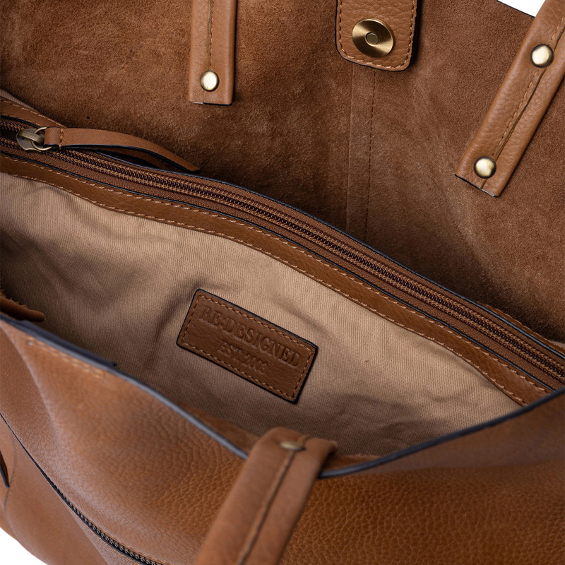 RE:DESIGNED Skuldertaske Sofie Big Brun 6
