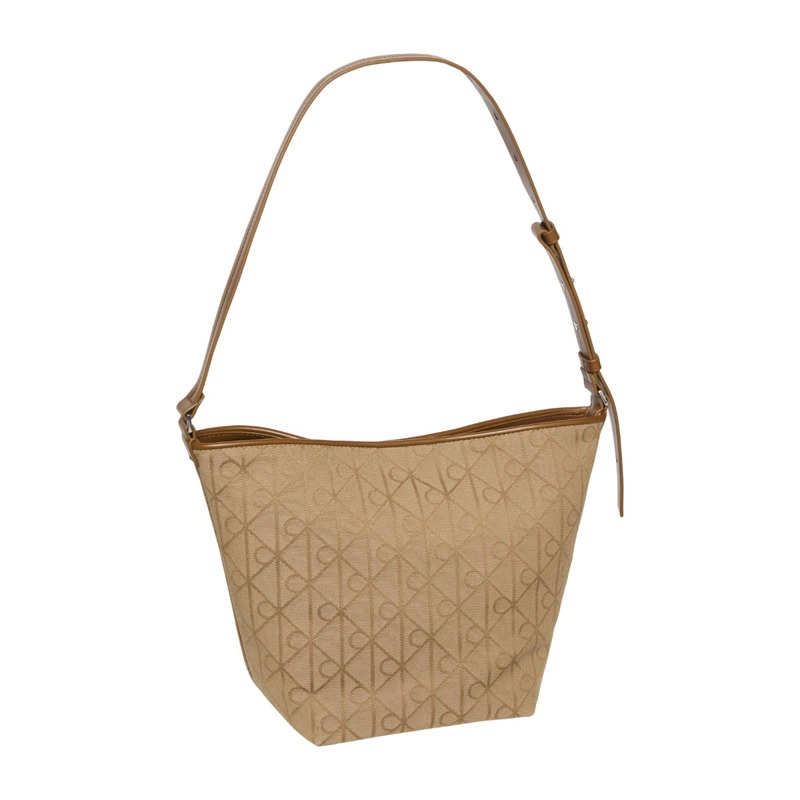 Calvin Klein Skuldertaske Emblem Jacquard Khaki 4