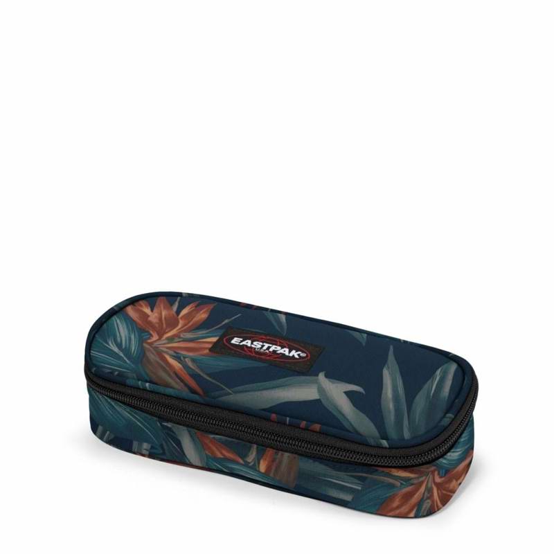 Eastpak Penalhus Oval Orange Blomst 2