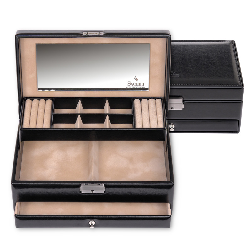 Sacher Smykkeskrin Sort 3