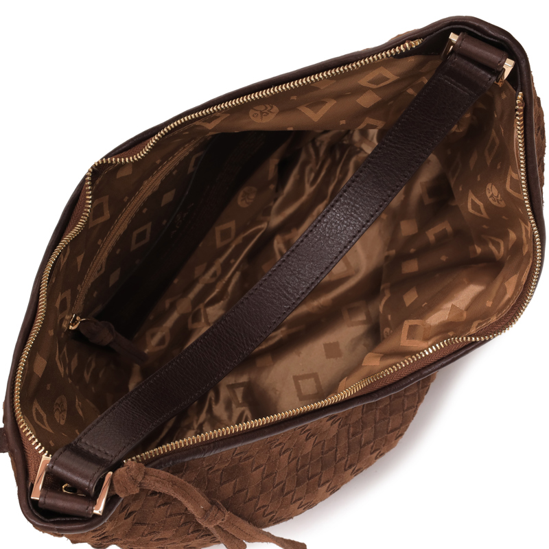Adax Skuldertaske Mindy braided Roz M. Brun 4