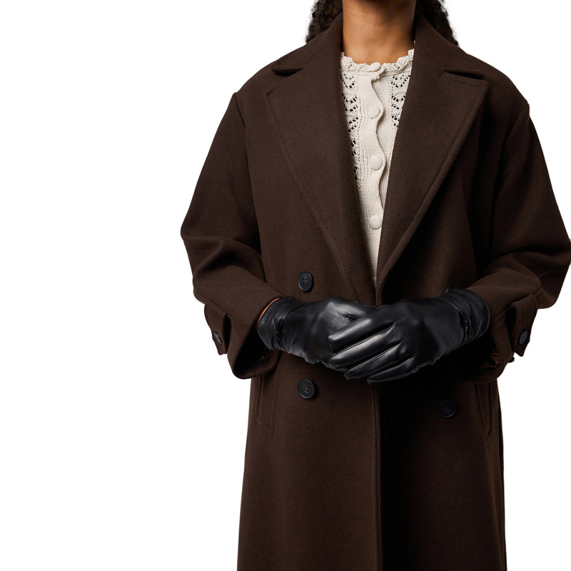 RE:DESIGNED Damehandsker Luba Wool Sort Str S 2