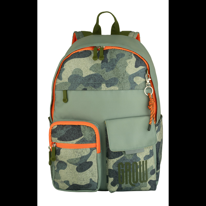 Grow Rygsæk Camo Army Grøn 1