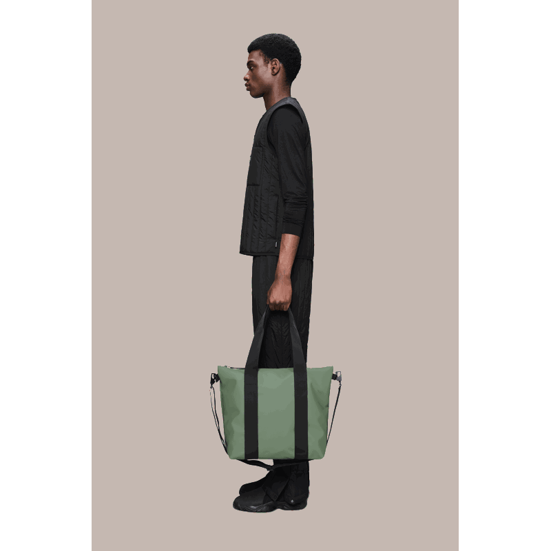 RAINS Tote Bag Mini Bladgrøn 4