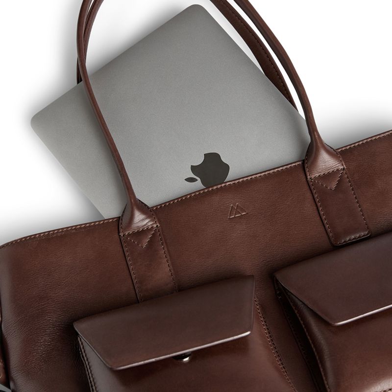 MARKBERG Computertaske Kelseymbg Brun/Sort 14" 7