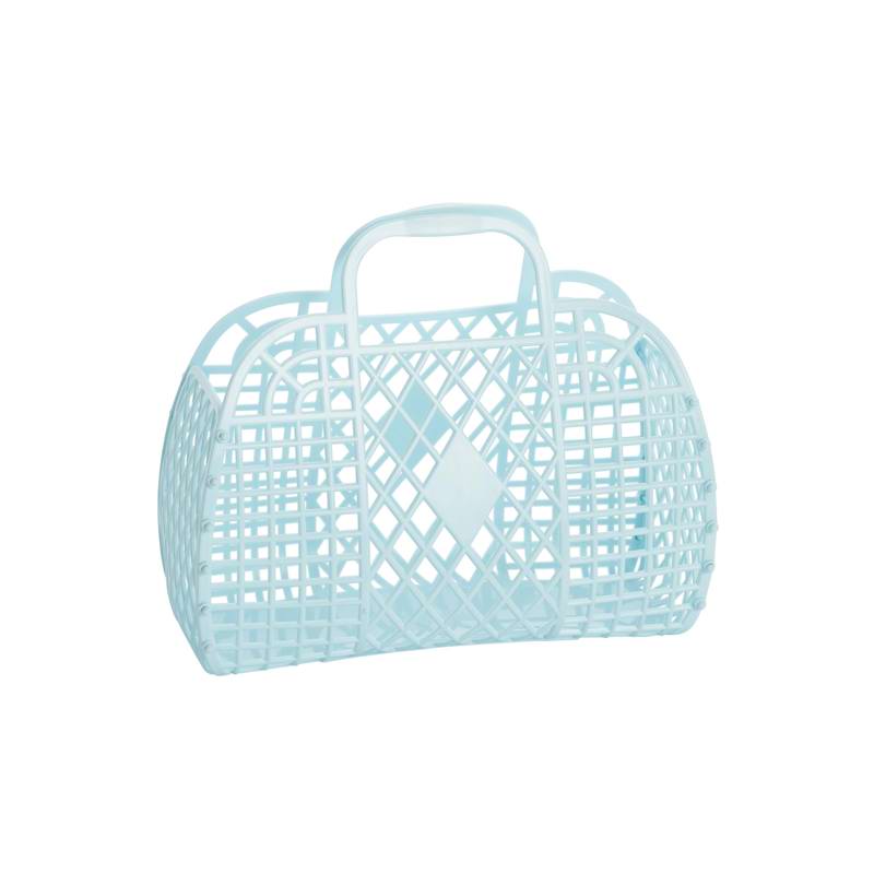 Sun Jellies Håndtaske S Retro Basket  Lyseblå 1