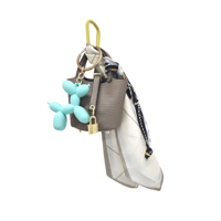 Conmé Bag charm taske ballondyr  Blå/Taupe 1