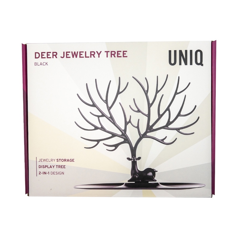 UNIQ Smyckesträd Deer Svart 5