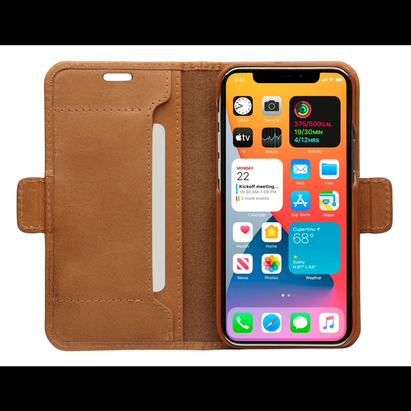 dbramante1928 Mobilcover Copenhagen Slim Brun iPhone 12 Mini 2