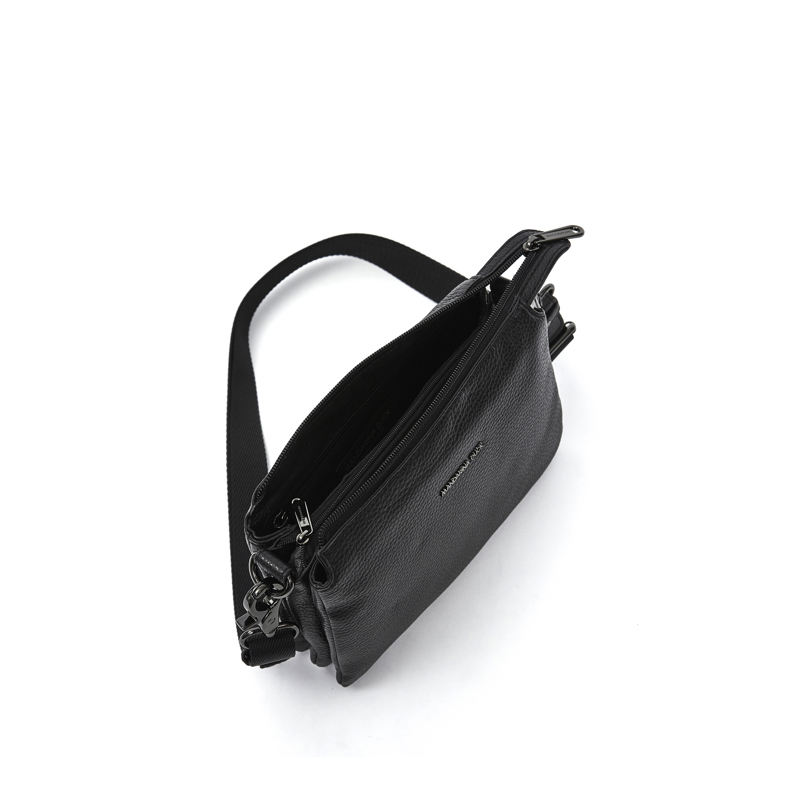 Mandarina Duck Crossbody Mellow Leather Svart 4