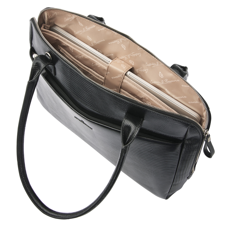 Castelijn & Beerens Axelväska Vera Svart 15" 7