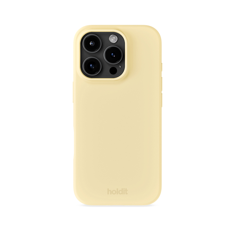 Holdit Mobilfodral Butter Yellow Ljusgul Iphone 16 Pro 1