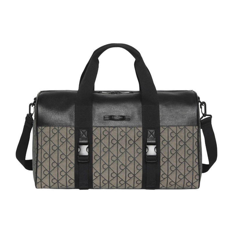 Calvin Klein Weekendväska Emblem Jacquard Svart/Beige 1