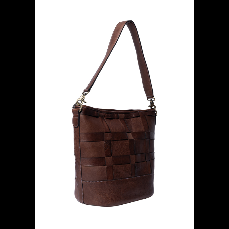 RE:DESIGNED Skuldertaske Noor Big M. Brun 2