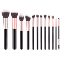 Technique Pro Makeupbørste Sæt Rose Crush Rose/Black 1