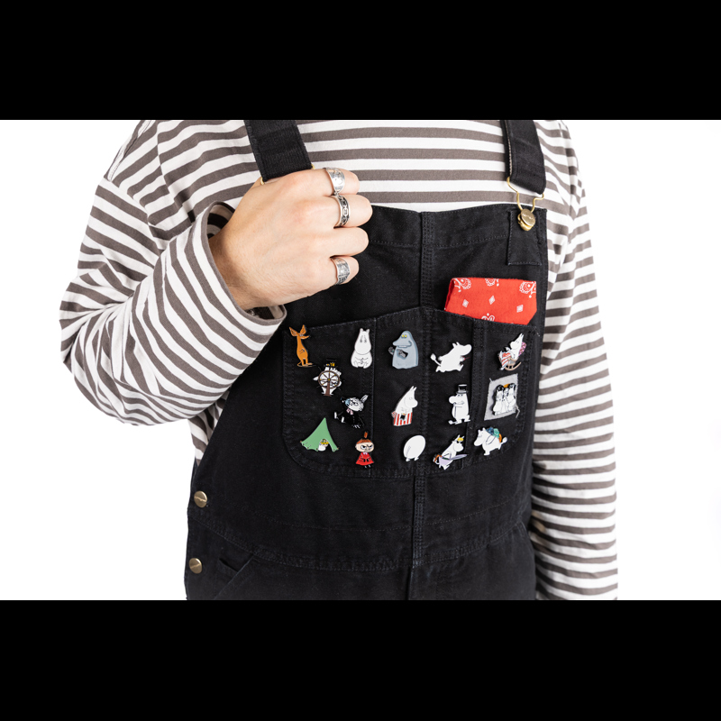 Nordic Buddies Broche Pin Mummimor Rød/Hvid 3