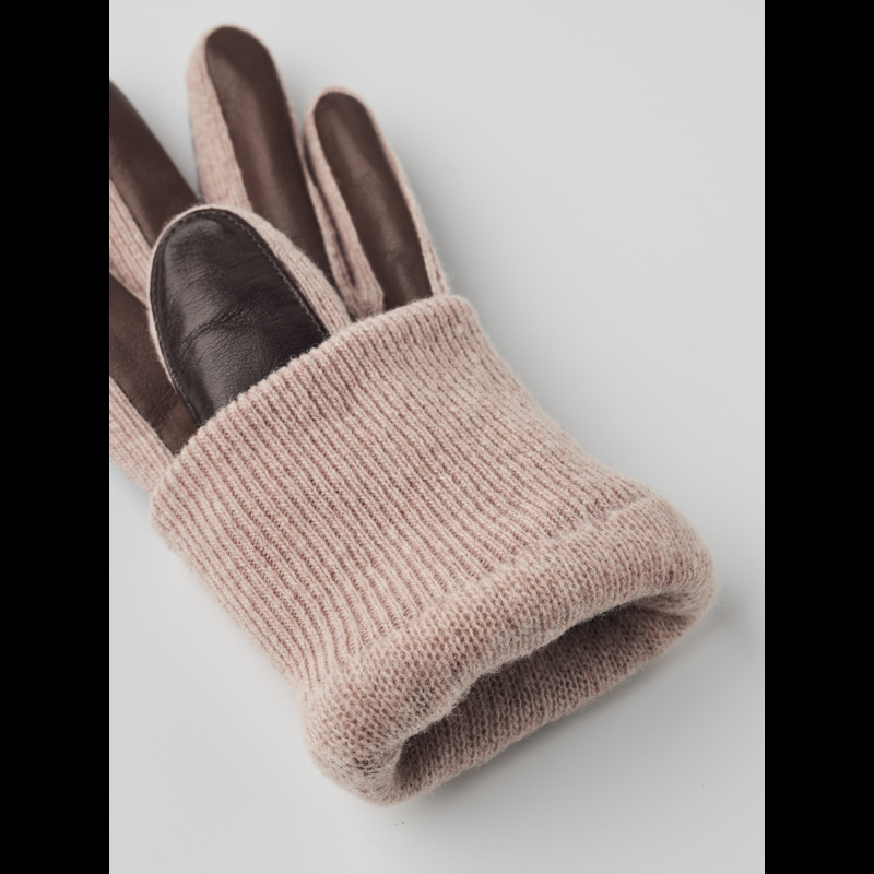 Hestra Damhandskar Jeanne Brun/beige Str. 7 6