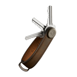 Orbitkey Nøgleholder Crazy Horse Brun/brun
