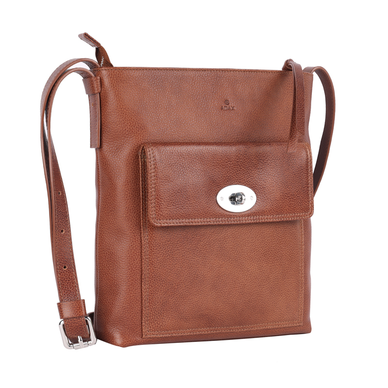 Adax Skuldertaske Birgitte Brescia Caramel 4