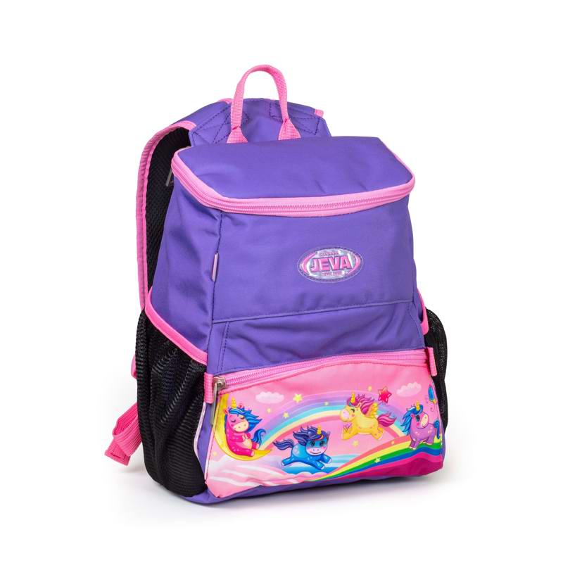 JEVA Børnehavetaske Rainbow Friends Lilla/pink 3