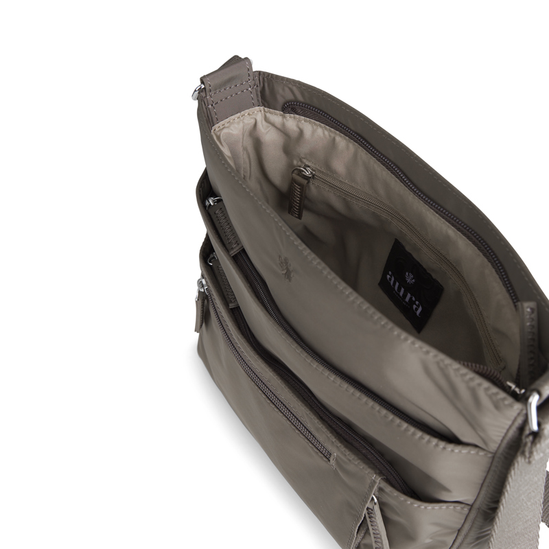 Aura Crossbody Bari Recycled Taupe 7
