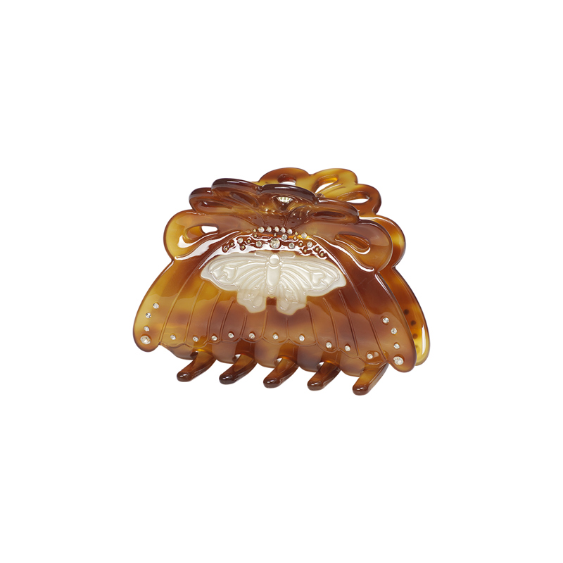 Maanesten Hårklemme Naledi Cognac/brun 1