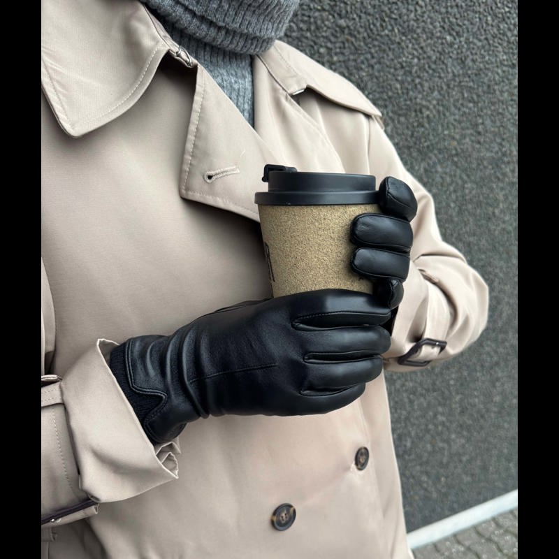 Aura Handskar Cortina Svart Str. 6,5 2