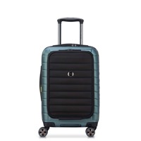 Delsey Kuffert Shadow5.0 m/frontlomme Sort/Grøn 55 Cm 1