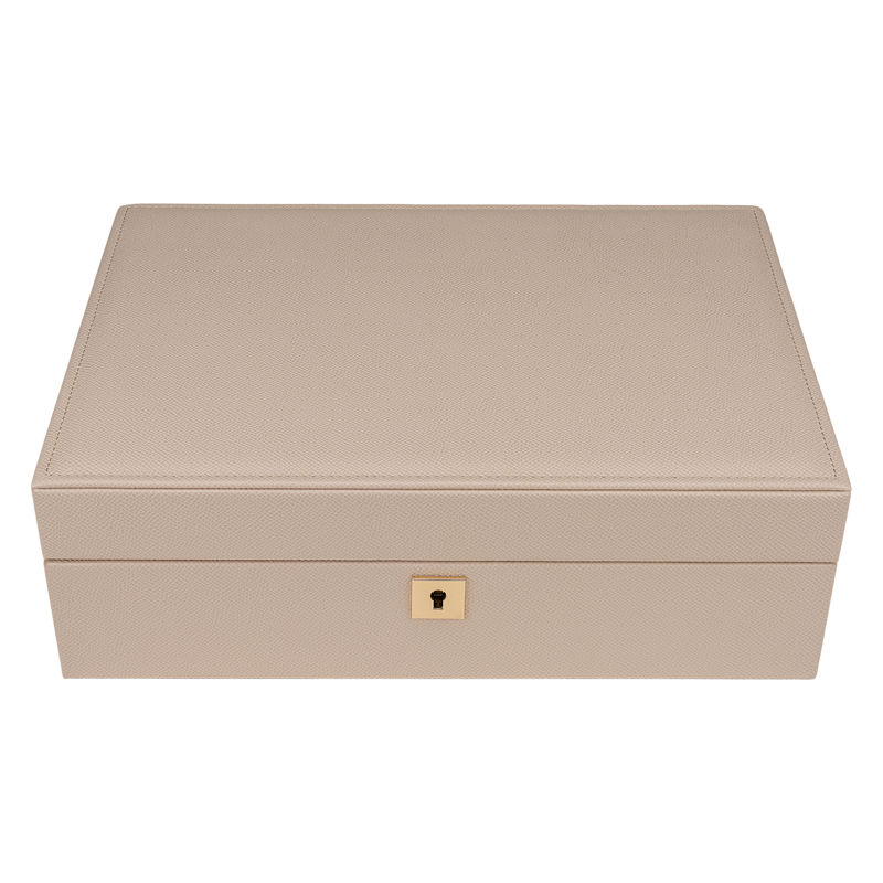 Windrose Smykkeskring Charmbox Beige 4