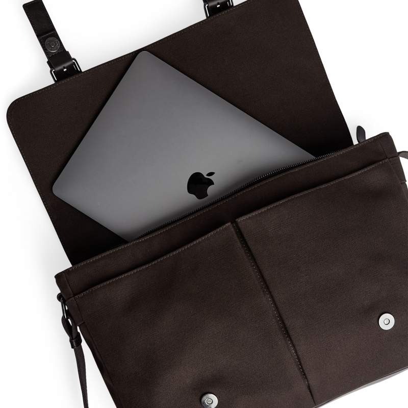 Tyler & Co Datorväska Dash Messenger M. Brun 14" 2