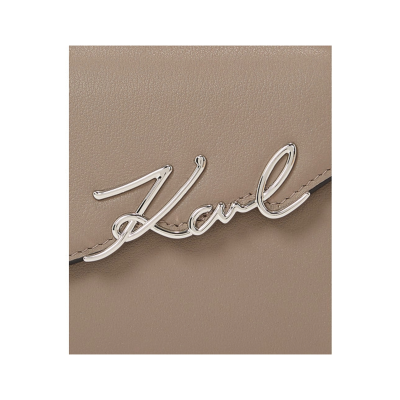 KARL LAGERFELD Håndtaske Signature  Taupe 4