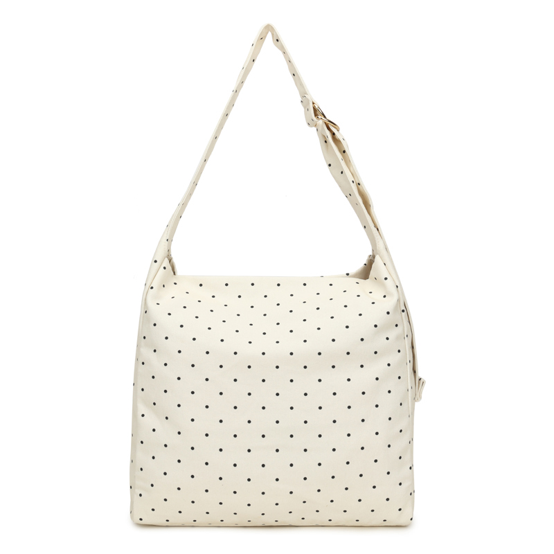 Conmé Skuldertaske Poppy Hvid/sort 3