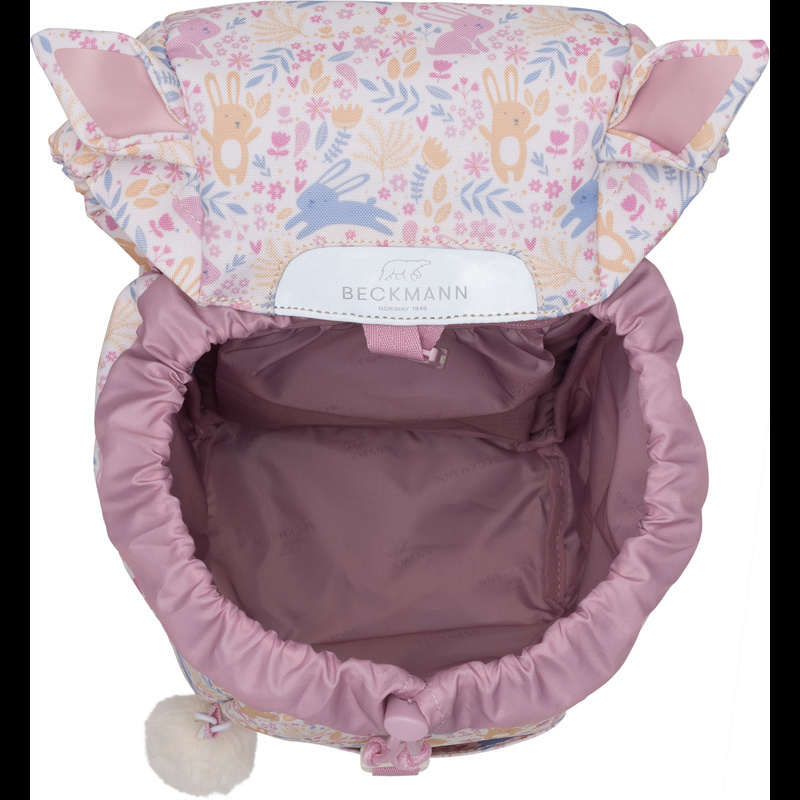 Beckmann Barnryggsäck Classic Bunny Rosa 6